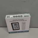 Indoor Outdoor Thermometer Wireless Weather Station, Internal External Thermometer Hygrometer, Home Batteryoperated Temperature Humiditymonitors330 Feet (About 100 Meters) Backlight Display (Black)