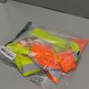 2 Pieces Dog Reflective Vest Adjustable Dog Safety Service Vest Pet High Visibility Apparel for Hunting Outdoor Activities Walking at Night(L,Orange, Fluorescnt Yellow)