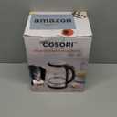 COSORI Electric Kettle Temperature Control with 6 Presets, 60min Keep Warm 1.7L Electric Tea Kettle & Hot Water Boiler, 304 Stainless Steel Filter, Auto-Off & Boil-Dry Protection, BPA Free, Black (1.8 Quarts, Clear)