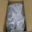 Liacere 150PCS Rose Gold Plastic Plates - Clear Rose Gold Disposable Plates with Glitter Bamboo Handle Cutlery - 60 Baroque Elegant Plates, 30 Forks, 30 Spoons, 30 Knives for WeddingValentine's Day