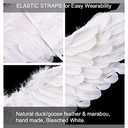 Angel Wings and Halo White Adult Angel Wings for Kids Party Children's Boys Girls Christmas
