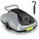 C1 Robotic Pool Cleaner, Cordless Pool Vacuum for Above Ground & Inground Pools, 200mins Runtime Automatic Pool Vacuum Robot for Leaves & Dirt, Powerful Suction up to 2500 sq.ft, Self Parking (Carrot)