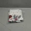 KORVITA Christmas Hand Towels Set 2 PCS, Vintage Joy Balls Christmas Tree Towel, Xmas Bathroom Decorative Soft Absorbent Hand Towels for Bathroom Home Hotel Gym Spa Yoga Beach 17"x26"