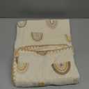 Baby Blanket with Dotted Double Layers Muslin Soft Swaddle Blanket Cotton Neutral Receiving Blankets for Toddler Baby Quilt Throw Blanket Bed Throw Blanket for Newborn Unisex 40x40 Inch-Rainbow