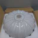 XZHGCEE Plug in Pendant Light: Milk Glass Hanging Light Plug in Hanging Lamp, White Pendant Lighting for Kitchen Island, Bedroom, Dining Room, Living Room, E26 No Bulb