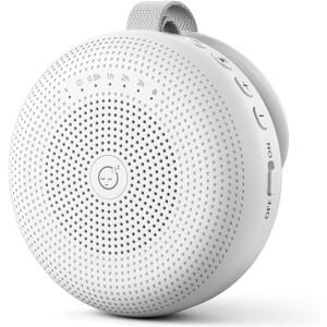 White Noise Machine for Baby Adult, Portable Sound Machine with 33 Soothing Sounds, Timer & Memory Function for Sleep, Travel, Nursery, Office and Home