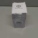 Foam Soap Dispenser with Refined and Vintage Emboss, Ceramic Hand Soap Dispenser for Bathroom (Gray)