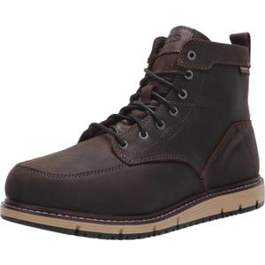 KEEN Utility Men's San Jose 6" Alloy Toe Waterproof Wedge Work Boots (11D, Cascade Brown/Black)