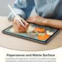 OMOTON PAPERSENSE Paper Screen Protector for iPad Pro 13 Inch M5/M4 (8th/7th Gen,2025/2024), Matte Layer Tempered Glass with Easy Dust-free Installation Tray, Apple Pencil Support, Anti-glare, 2 Pack