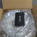 12 inch Tri-Ply Stainless Steel Frying Pan with LID,PFOA&PTFE Free Skillets,Chef's Pans,Dishwasher and Oven Safe Cookware, Works on Induction,Ceramic and Gas Cooktops