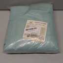 H.VERSAILTEX Natural Linen Curtains 108 inches Long for Living Room 2 Panels Back Tab Loop Pocket Textured Light Filtering Semi Sheer Curtains Rustic Farmhouse Boho Curtain for Bedroom, Cloud Blue