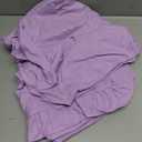 KKJIAF 3 Piece Toddler Sheet Set Microfiber, Includes a Flat Sheet, a Fitted Sheet and a Ruffle Pillowcase, Light Purple