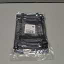 2 x 4 Pack Mini Cosmetic Bags for Lipsticks, Small Mesh Makeup Bag with Zipper for Home Office Purse Multipurpose Nylon Bag (Black)