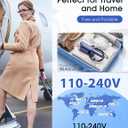 Sundu Travel Steamer for Clothes, Portable Handheld Garment Steamer, 15s Fast Heat-up, 100 ml Water Tanks, 25 Minutes of Continuous Ironing for Travel, Home Blue