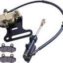 12mm rear disc hydraulic brake master cylinder caliper Compatible with 70cc 90cc 110cc 125cc 140cc 150cc SSR Baja apollo Taotao Coolster Roketa SDG 107 Pitster Pro Atomik Sikk Chinese Pit Dirt Bike