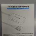 Tengchi RCA to HDMI Converter, Composite to HDMI Adapter Support 1080P PAL/NTSC Compatible with PS one, PS2, PS3, STB, Xbox, VHS, VCR, Blue-Ray DVD Players