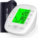 Blood Pressure Monitor, Blood Pressure Cuff 22-42cm - 2 * 99 Sets of Memory, 4*AAA Battery Included, White