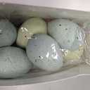 16 Pieces Easter Speckled Eggs Plastic Speckled Eggs Bowl and Vase Filler Faux Chicken Eggs for DIY Spring Displays and Easter Decorations (Cute Color)