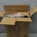 Laptop Desk Stand for Bed Portable Desk Overbed Bedside Mobile Laptop Table Rolling Foldable Table Adjustable Height with Locked Wheels & Mouse Pad for Office Sofa (Natural Color)