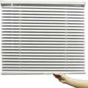 Cordless Light Filtering Mini Blinds for Windows, Horizontal Vinyl Window Blinds, Inside or Outside Mount 1 (27" W x 64" H)