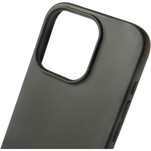 LOAM & LORE Biodegradable Phone Case for iPhone 16 Pro, Plastic Free Eco Friendly Phone Case, Plant Based Compostable iPhone 16 Pro, Premium Zero-Waste Phone Cover (Black)