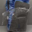 Isdook Plush Rugs for Living Room, Soft Shaggy Carpets for Living Room, Upgrade AntiSkid Fuzzy Rugs for Kids' Room, Perfect Decor for Modern Home Tie Dye Blue 5x7 Feet