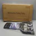 Folding Hand Truck, Dolly Cart with Wheels Foldable, Lightweight Aluminum Luggage Cart Portable Collapsible Trolly for Utility Cart, Hand Trucks for Moving Travel Shopping Airport Office (Sliver)