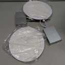 2 Pack Recessed Lighting 6 Inch with Junction Box, 2700K/3000K/4000K/5000K/6000K Dimmable Flush Mount Ceiling Light, 15W 1200lm Canless Recessed Lighting-ETL and Energy Star Certified (2P-5CCT-WH)