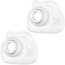2 Packs Replacement Cushion for Airfit F40, Compatiable with Orignal Airfit F40 Frame, Replacement Full Face CPAP Mask Cushion, Soft & Durable, Cover Mouth (Medium)
