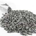 Black Rock, CJGQ 3lb River Rocks Pebbles for Plants Succulents, Decorative Outdoor Landscaping Garden Rocks, Natural Small Mexican Beach Pebbles Aquarium Rocks Gravel for Fish Tanks Vase Yard Decor
