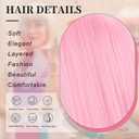SUKRI Pink Bob Wig With Bangs - Short Straight Bob Bangs Wig, 12Inch Heat Resistant Synthetic Hair, Natural Looking For Daily Party Use