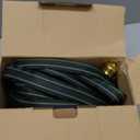 Garden Hose 25 ft Water Hose Flexible Heavy Duty Outdoor Lightweight No Kink Long Non-Expandable High Pressure Flat Hoses Pipe 100' Strong 3/4 Brass Fitting for Outside Yard Lawn Car Wash