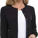 Amazon Essentials Women's Scrub Snap Jacket, Medium