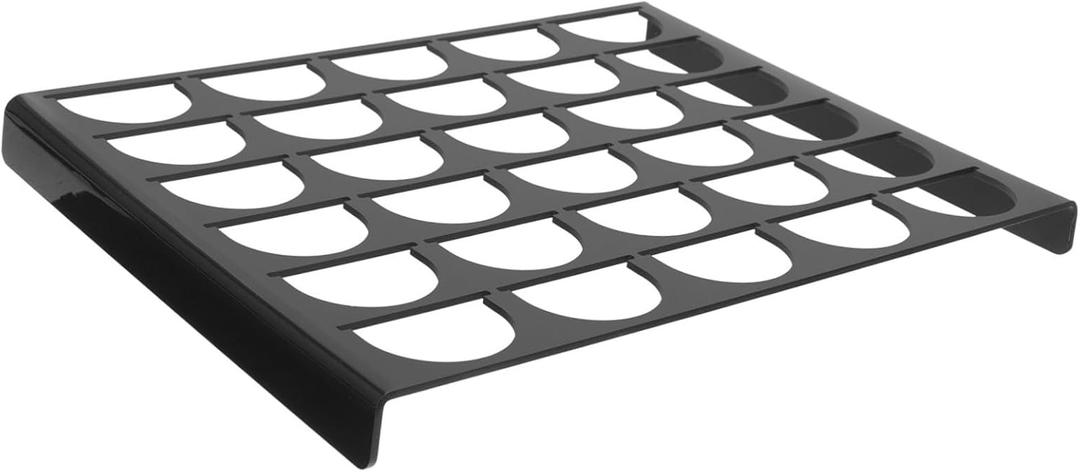 30 Grids Coffee Capsule Storage Rack Acrylic Organizer for Easy Access for Kitchen Counter and Cabinets Space-saving Coffee Station