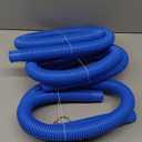 Pool Hoses Replacement for Above Ground Pools - 3 Pack 1.25" x 59" Diameter Pool Pump Hoses for In tex 607 637 Pump, 1-1/4" Pool Filter Hose with 6 Metal Clamps for 330GPH 530GPH 1000GPH Filter Pumps, Blue