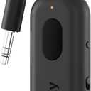 Twelve South AirFly Pro Bluetooth Wireless Audio Transmitter/Receiver for up to 2 AirPods/Wireless Headphones; Use with Any 3.5 mm Audio Jack, Black