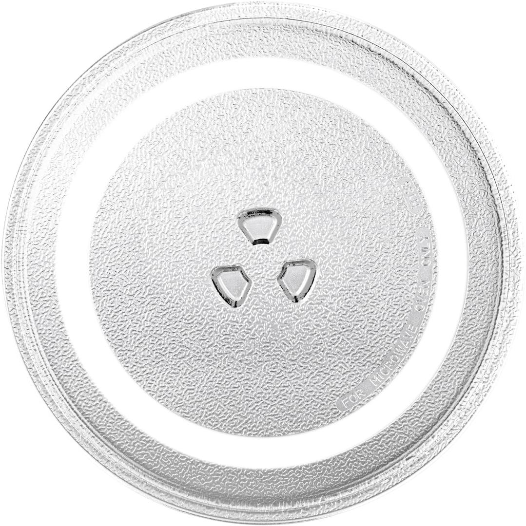 12.75" Microwave Plate Replacement 12 3/4 Inch Universal Microwave Glass Turntable Compatible with Whirlpool/LG/Panasonic/Kenmore/Maytag/Frigidaire/Amana/Hamilton Beach/Oster