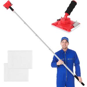 Paint Edge Trimmer with 78-Inch Extension Pole | Adjustable Handle for Easy Wall, Ceiling & Corner Painting | Includes Replaceable Paint Pads | Professional Paint Edger for Clean, Sharp Lines
