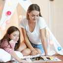 3 x Small Photo Album Self Adhesive White 30 Pages Scrapbook with Plastic Sleeves for 2x3 46 57 Polaroid Instax Mini Pictures Postcard, DIY Linen Cover Cute Albums for Baby Wedding kids Gifts,Beige