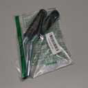 2 Pcs Wheelchair Brake Lever Extenders, 5 Inch Anti-Slip Brake Extension Handles for Wheelchair Wheel Lock Grips, Transport Chair, Power Chair Accessories (Silver)