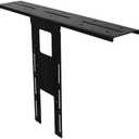 IFCASE Above/Behind Desk Monitor Shelf Mount Holds SLR Camera, Light Webcam, Microphone Fits VESA 75mm 100mm Compatible with Monitor Arm (Black, Shelf)
