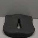 Memory Foam Seat Chair Cushion for Relieves Back Sciatica Pain Tailbone Pain Coccyx Degenerating Disc Orthopedic Osteoarthritis Prostate Cushion Low Back Pain Cushion Hip Shaping (Dark Gray)