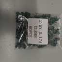 Mudder 60 Count Christmas Tree Replacement Light Bulbs 2.5v 0.425 Watt Replacement Bulb Mini Incandescent Wire String Lights Decoration for Prelit Xmas Tree(Green Base with Warm White Bulb)