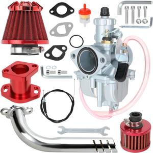 YOXUFA VM22 Carburetor 212cc Stage 1 Kit Replacement for Predator 212 224cc 196cc 6.5hp Engine Coleman BT200X CT200U CT200U-EX KT196 Baja Warrior MB200 GX160 Mini Bike Go Kart Parts
