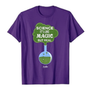 Science It's Like Magic But Real T-Shirt Funny Science Gifts XXL Purple