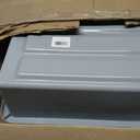 Rubbermaid Commercial Products Standard Bus/Utility Box, 7-Gallon, Gray, Heavy Duty Plastic Restaurant Wash Basin/Dish Washing Tub for Kitchen Organization/Storage