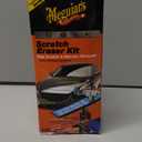 Meguiar's Quik Eraser Kit, Car Scratch Remover for Repairing Surface Blemishes, Car Scratch Repair Kit with ScratchX, Drill-Mounted Pad, and Microfiber Towel, 4 Count