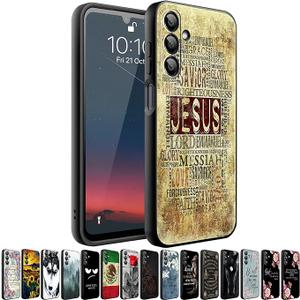 Phone Case Compatiable for Samsung Galaxy S25 Edge 5G,Slim Shockproof Protective Cover for Man Women Girl Boy Children,Christian Faith Jesus