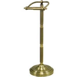 Kingston Brass CC2103 Georgian Pedestal Paper Holder, Antique Brass 21-1/2"