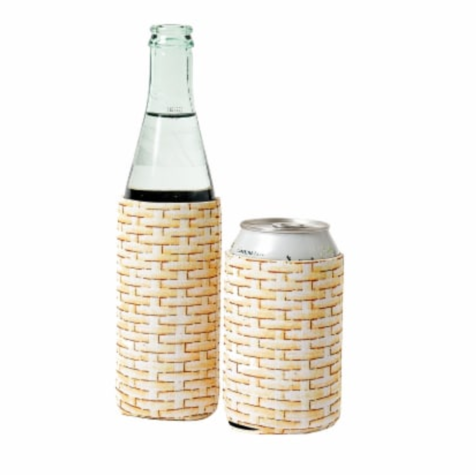 SDS for HD Designs Wicker Slim Can Koozies - 2 pk, 6 Pack